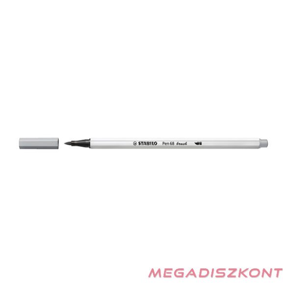 Ecsetfilc STABILO Pen 68 Brush középszürke