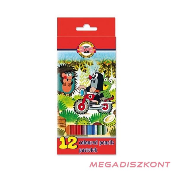Színes ceruza KOH-I-NOOR 3652 hatszögletű 12 darabos