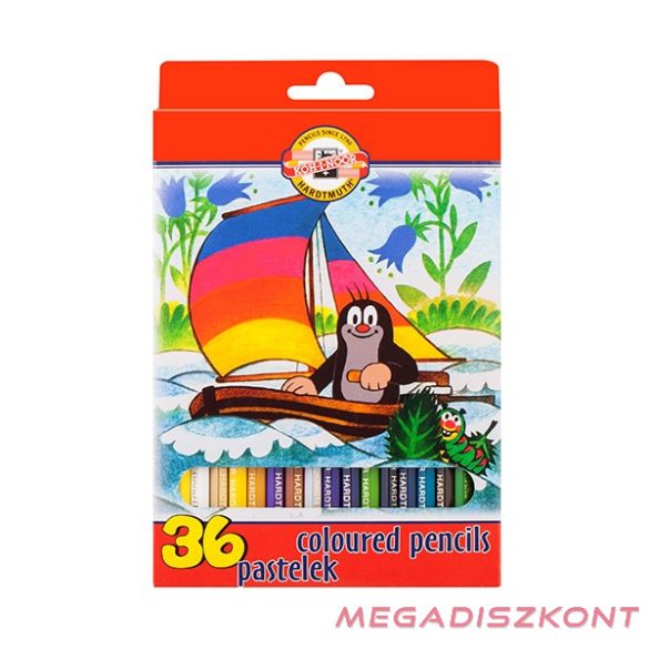 Színes ceruza KOH-I-NOOR 3655 hatszögletű 36 darabos