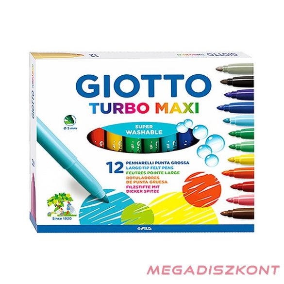 Filctoll GIOTTO Turbo Maxi vastag 12 darabos