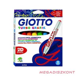 Filctoll GIOTTO Turbo Grafik  2 dimenziós 8 darabos