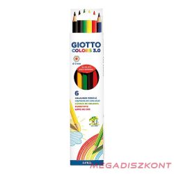 Színes ceruza GIOTTO Colors 3.0 hatszögletű 6 darabos