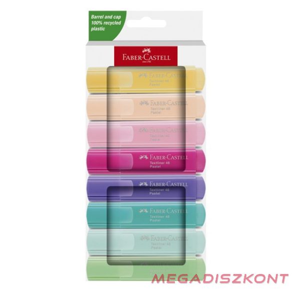 Szövegkiemelő FABER-CASTELL 1546 Pastel 1-5mm 8 darabos