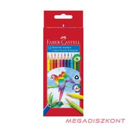   Színes ceruza FABER-CASTELL 1165 Papagáj háromszögletű 12 darabos