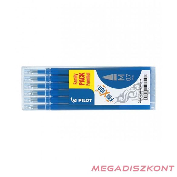 Tollbetét roller PILOT Frixion Clicker/Ball radírozható 0,35mm kék 6 darabos