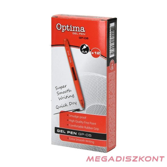 Zseléstoll OPTIMA GP-05 0,5mm piros