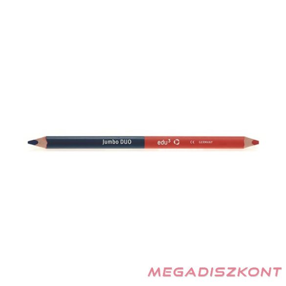 Postairón EDU3 háromszögletű vastag piros-kék