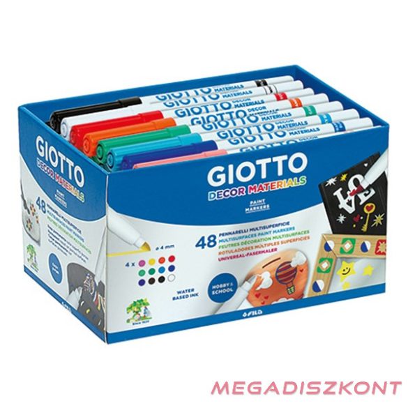 Dekorfilc GIOTTO vegyes színek 48 darabos