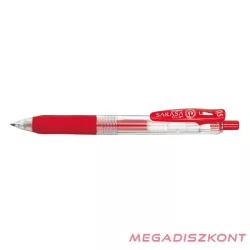 Zseléstoll ZEBRA Sarasa Clip nyomógombos 0,5 mm piros