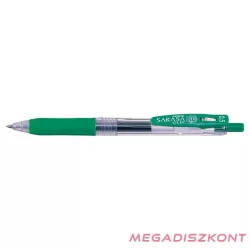 Zseléstoll ZEBRA Sarasa Clip nyomógombos  0,5 mm zöld