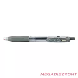 Zseléstoll ZEBRA Sarasa Clip nyomógombos 0,5 mm szürke