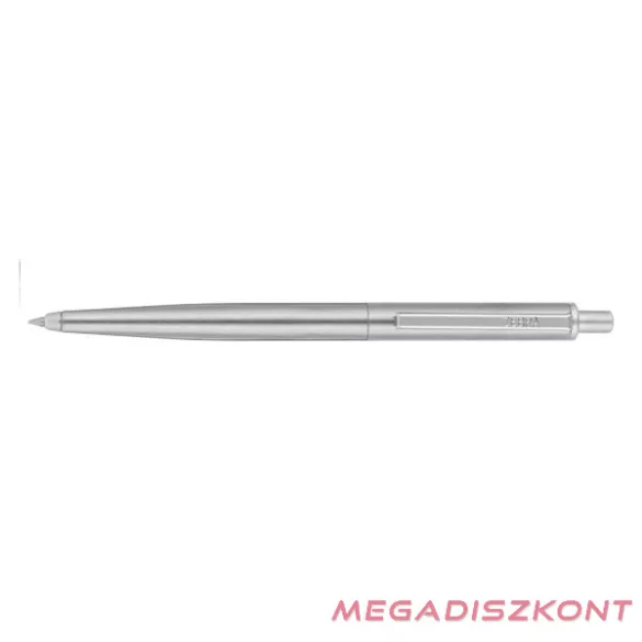 Golyóstoll ZEBRA 901 nyomógombos 0,27 mm ezüst