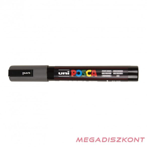 Filctoll UNI Posca PC-5M mélyszürke