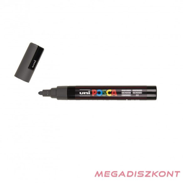 Filctoll UNI Posca PC-5M mélyszürke