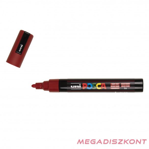 Filctoll UNI Posca PC-5M rubint vörös