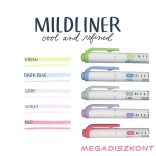 Szövegkiemelő készlet kétvégű ZEBRA Mildliner cool & refined 1,4-4,0 mm 5 darabos