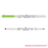 Szövegkiemelő kétvégű ZEBRA Mildliner cool & refined 1,4-4,0 mm zöld