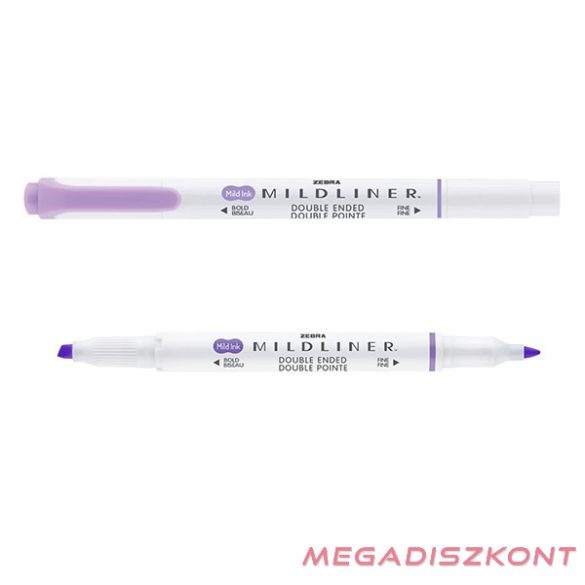 Szövegkiemelő kétvégű ZEBRA Mildliner cool & refined 1,4-4,0 mm lila