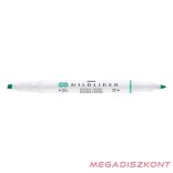 Szövegkiemelő kétvégű ZEBRA Mildliner fluorescent 1,4-4,0 mm kékeszöld