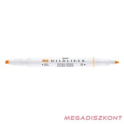   Szövegkiemelő kétvégű ZEBRA Mildliner fluorescent 1,4-4,0 mm narancssárga