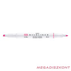   Szövegkiemelő kétvégű ZEBRA Mildliner fluorescent 1,4-4,0 mm rózsaszín