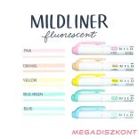 Szövegkiemelő készlet kétvégű ZEBRA Mildliner fluorescent 1,4-4,0 mm 5 darabos