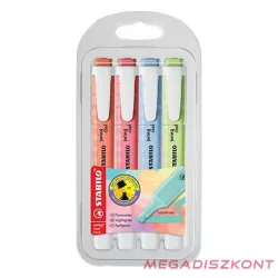   Szövegkiemelő készlet STABILO Swing Cool pasztell N-K-P-Z  4 darabos