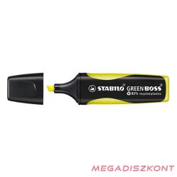   Szövegkiemelő STABILO Green Boss neon sárga környezetbarát