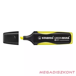   Szövegkiemelő STABILO Green Boss neon sárga környezetbarát