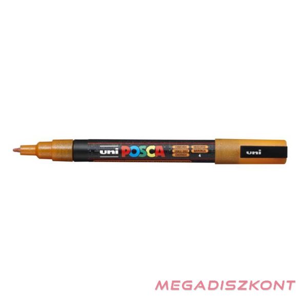 Filctoll UNI Posca PC-3ML csillámló narancssárga