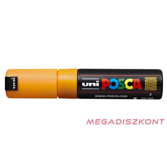 Filctoll UNI Posca PC-7M ragyogó sárga
