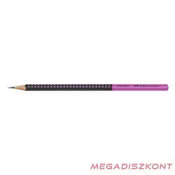   Grafitceruza FABER-CASTELL Grip 2001 HB kéttónusú fekete/pink