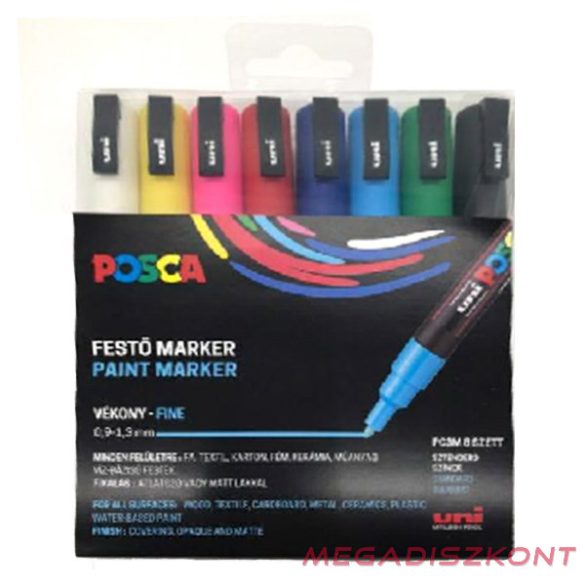 Filctoll UNI Posca PC-3M 8 darabos