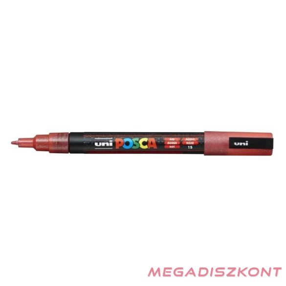 Filctoll UNI Posca PC-3M csillám színek 8 darabos