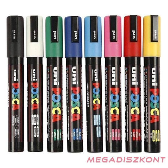 Filctoll UNI Posca PC-5M 8 darabos