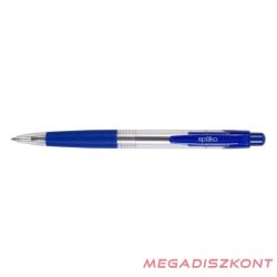   Golyóstoll SPOKO 0112 átlátszó kék tolltest, kék írásszín