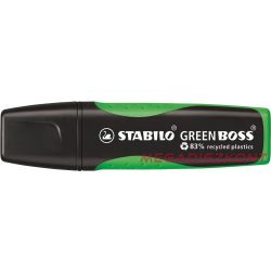   Szövegkiemelő STABILO Green Boss neon zöld környezetbarát