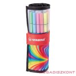 Filctoll STABILO Pen 68 Arty feltekerhető 25 darabos