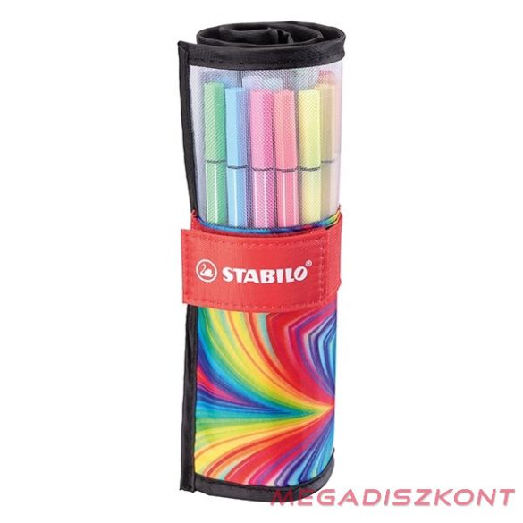 Filctoll STABILO Pen 68 Arty feltekerhető 25 darabos