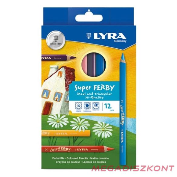 Színes ceruza LYRA Super ferby 12 darabos