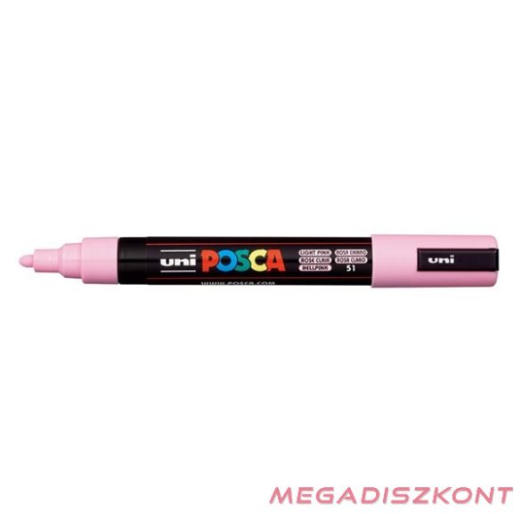Filctoll UNI Posca PC-5M világos rózsaszín