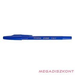 Golyóstoll ZEBRA B1000 eldobható kupakos 0,7 mm kék