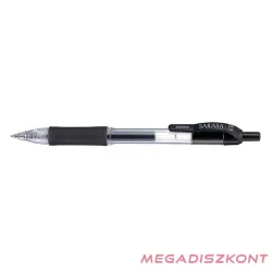   Zseléstoll ZEBRA Sarasa Retractable nyomógombos 0,5 mm fekete