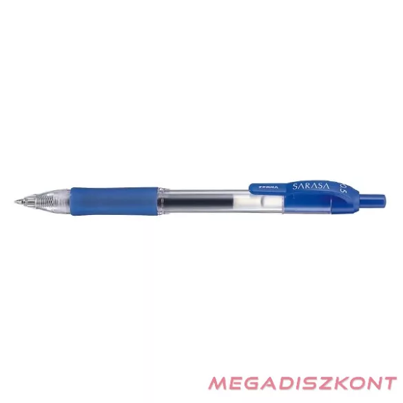Zseléstoll ZEBRA Sarasa Retractable nyomógombos 0,5 mm kék