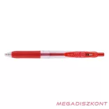 Zseléstoll ZEBRA Sarasa Retractable nyomógombos 0,5 mm piros