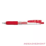 Zseléstoll ZEBRA Sarasa Retractable nyomógombos 0,5 mm piros