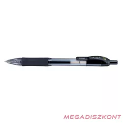   Zseléstoll ZEBRA Sarasa Retractable nyomógombos 0,7 mm fekete