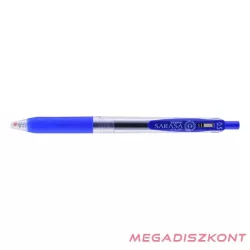 Zseléstoll ZEBRA Sarasa nyomógombos 0,5 mm kobaltkék