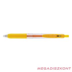 Zseléstoll ZEBRA Sarasa nyomógombos 0,5 mm sárga