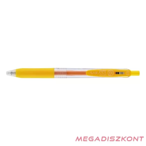 Zseléstoll ZEBRA Sarasa nyomógombos 0,5 mm sárga